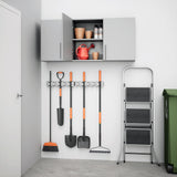 Prepac Elite Wall Mounted Storage Cabinet, 54" W x 24" H x 12" D, Light Gray Prepac