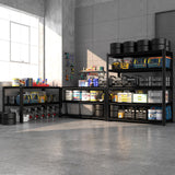 LI JIU HOME 6-Tier 55" W x 24" D x 84" H Garage Shelving 3500LBS Storage Shelves Heavy Duty Metal Shelf Unit Adjustable Basement Industrial Storage Racks (84 * 55 * 24) LI JIU HOME