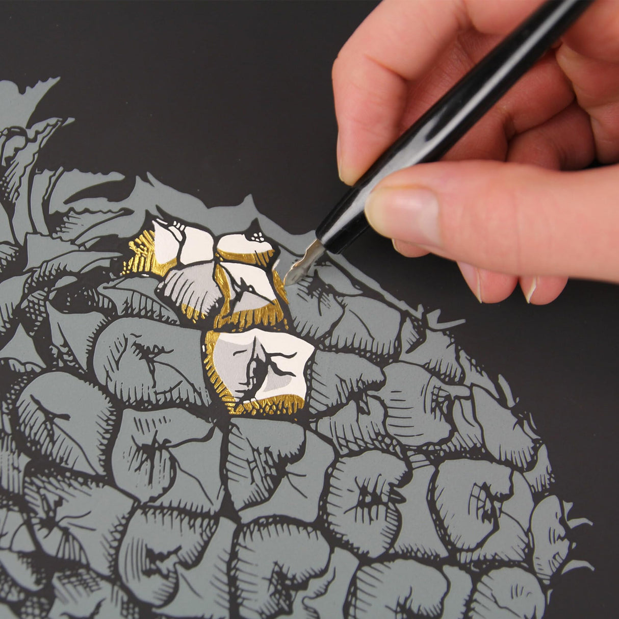 SpiceBox Sketch Plus: Foil Art Kit - Unleash Your Inner Artist with Shimmering Masterpieces SpiceBox