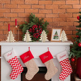 COCHIE DIY 3D Christmas Tree Wood Crafts to Paint for Kids Adults, Paintable Unfinished Wooden Slices for Craft, Xmas Trees Cutouts Ornaments for Painting Decorations (24 PCS) COCHIE