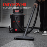 Shop-Vac 10 Gallon Wet Dry Vacuum Cleaner, 8.0 Peak Kpa Shop Vacuum with Blower Function, Cordless Vacuum Cleaner for Pet Hair, Jobsite, Garage, Home & Workshop Shop-Vac