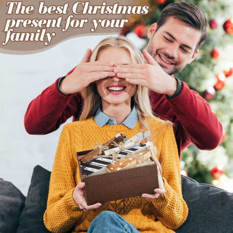 Yuntau 6 Pcs Christmas Wooden Farmhouse Table Christmas Decor Rustic Wooden Sign Block Table Christmas Decoration Christmas Tiered Tray Decor for Farmhouse Xmas Desktop Decoration (Xmas Tree) Yuntau