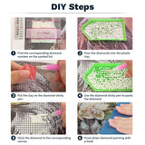 ZENDIYO Phoenix Diamond Painting Kits for Adults, 5D Diamond Art Kits for Adults Beginners, DIY Full Drill Diamonds Dots Gem Art Painting and Crafts for Home Wall Decor 12x16inch ZENDIYO