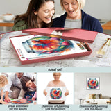 Acudotr Goldfish Diamond Painting Kits for Adults, 5D DIY Diamond Art Kits for Beginners, Full Drill Diamond Painting Kits for Home Wall Decor, 12x12 Inch Acudotr