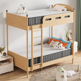 pengucool 12 Inch Mattress Twin, Memory Foam Mattress in a Box, Cooling Charcoal Medium Firm Mattresses for Back Pain Relief, CertiPUR-US, Fiberglass Free & Support Comfort pengucool