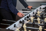 Atomic Pro Force 56" Foosball Table with Internal Ball Return and Ball Entry, Leg Levelers, and Heavy-Duty Legs Atomic