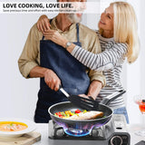 Silicone Flexible Turner Spatula Set, 5-Piece Heat Resistant Flexible Rubber Spatulas,Silicone Cooking Utensil Set,Non Stick Rubber Kitchen Utensils for Cooking Fish, Steak,Eggs, Pancakes CGSGDK