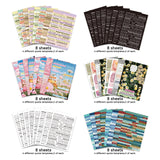 PRSTINCOL 2346PCS Quote Stickers,48 Sheets Scrapbook Supplies Kit Word Stickers for Journaling, Card Making, Vision Board Supplies for Adults Crafting PRSTINCOL