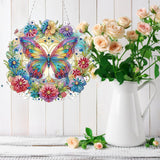 MeetChanning Diamond Art Kits for Adults Butterfly Diamond Painting Art Kit Pendant Acrylic Board Ornament Window Suncatcher MeetChanning