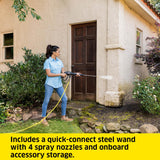 Kärcher Pressure Washer K2100PS, Max 2625 PSI, 3 Spray Nozzles, Detergent Tank, For Cars, Driveways, Siding, Patios, 2.07 max. GPM Kärcher