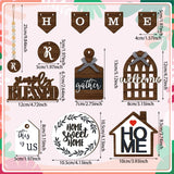 11 Pieces Farmhouse Tiered Tray Decor Home Wood Sign Rustic Home Sweet Home Simply Blessed Wooden Beads Tiered Tray Decorations Set for Home Kitchen Table Shelf (Farmhouse Style) Yalikop