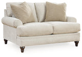 Signature Design by Ashley Valerani Classic Loveseat for Living Room, Beige Signature Design by Ashley