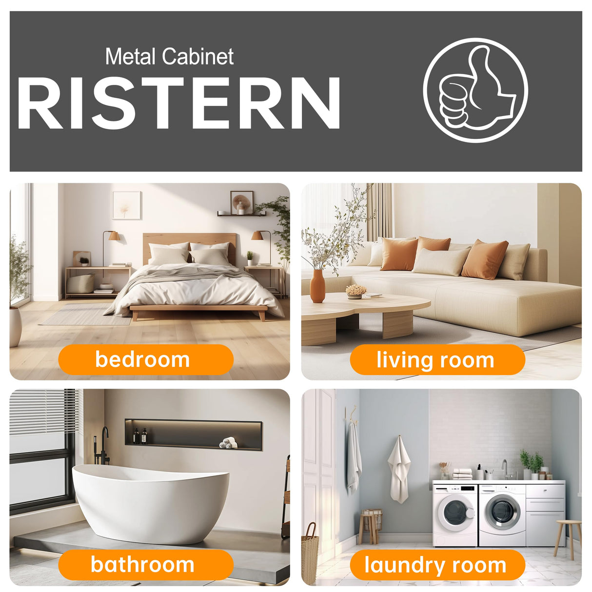 RISTERN Metal Armoire Wardrobe Closet with Hanging Rod, Clothing Storage Cabinet with Adjustable Shelves for Laundry Room, Bedroom, Home Office, Bathroom, 71" Green RISTERN