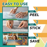 HASHI Puzzle Saver 8 Sheets (12.4 x 15.3 Inches) with 8 Hangers, Easy Peel & Stick, No Mess, Adhesive Backing for Jigsaw Puzzles HA SHI