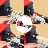 ArtyMaster 2 inch Mini 3-Jaw Self-center woodworking chuck. M18X1.5mm Thread and 0.4 inch connector Mini lathe Chuck ARTYMASTER