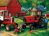 MasterPieces 2000 Piece Jigsaw Puzzle for Adult, Family, Or Youth - Farmall 4-Pack 14" X 19" - Family Owned American Puzzle Company Masterpieces