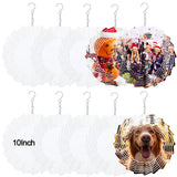ZhouBoat 10 Inch Sublimation Wind Spinner Blanks, 10 Pack Summer Garden Windmills 3D Flower Aluminum DIY Hanging Sculpture Kinetic Wind Spinners Blanks Heat Press Transfer Decorations ZhouBoat