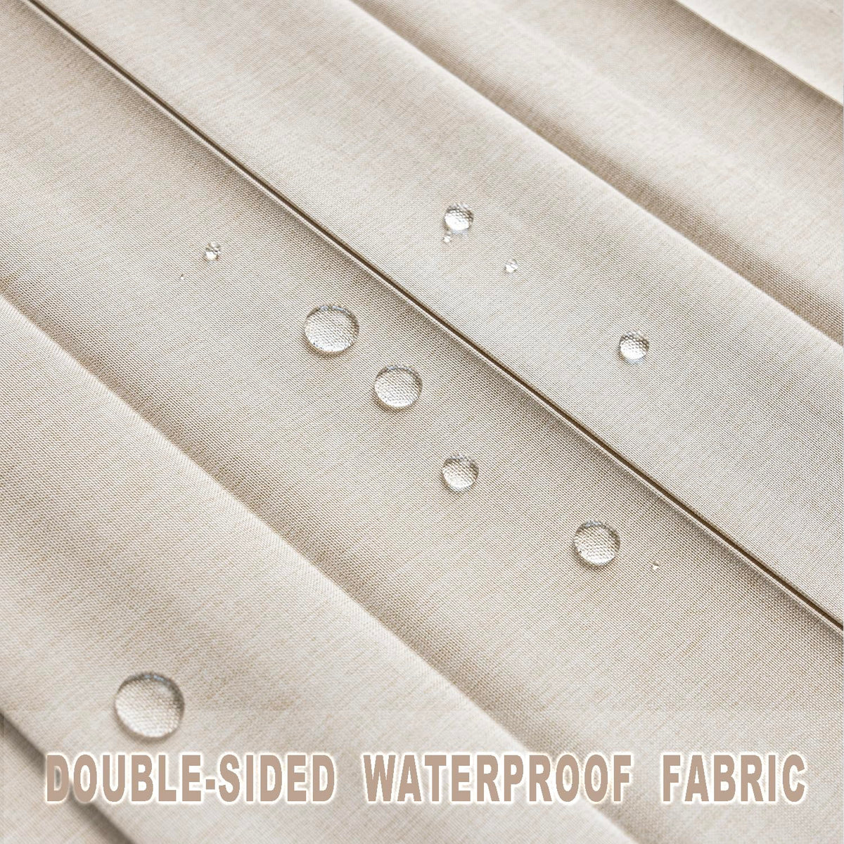 Vatge Closet Curtains, Accordion Style Door Curtains for Doorways, Pleated Folding Doors Curtain for Closet and Room Divider, 1 Panel, W39 x L78, Beige Vatge