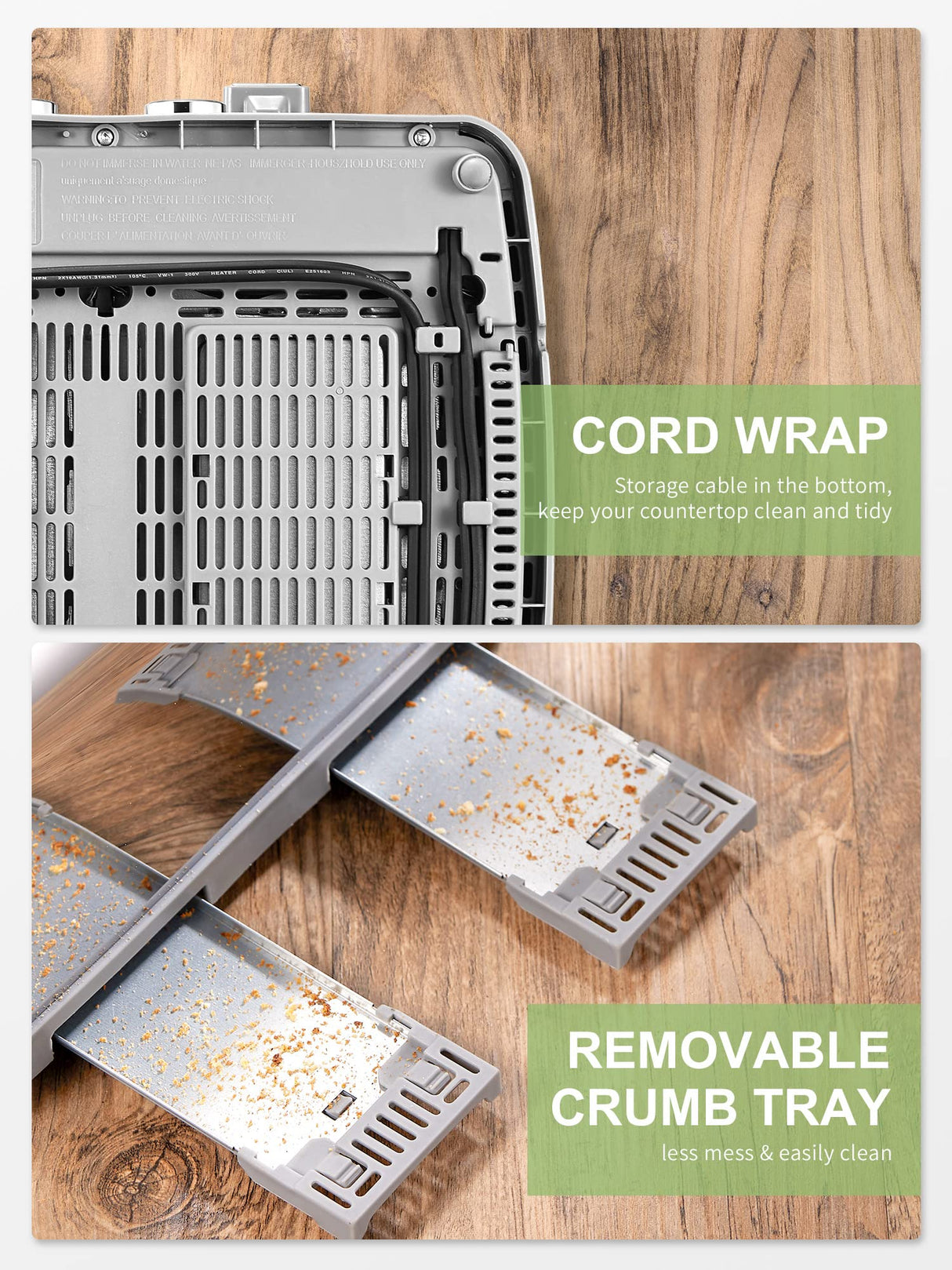 Toaster 4 Slice, Extra Wide Slots, Stainless Steel with High Lift Lever, Bagel and Muffin Function, Removal Crumb Tray, 7-Shade Settings with Warming Rack, Silver, Yabano Yabano