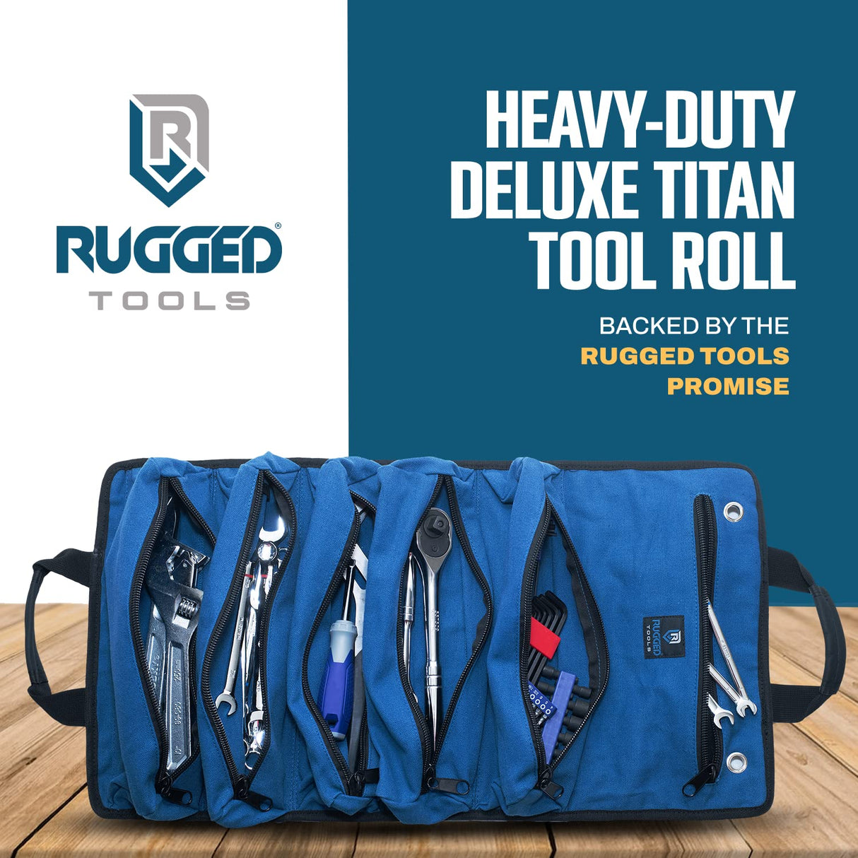 Rugged Tools Titan Deluxe Tool Roll Rugged Tools