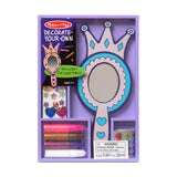 Melissa & Doug Decorate-Your-Own Wooden Princess Mirror Craft Kit Melissa & Doug