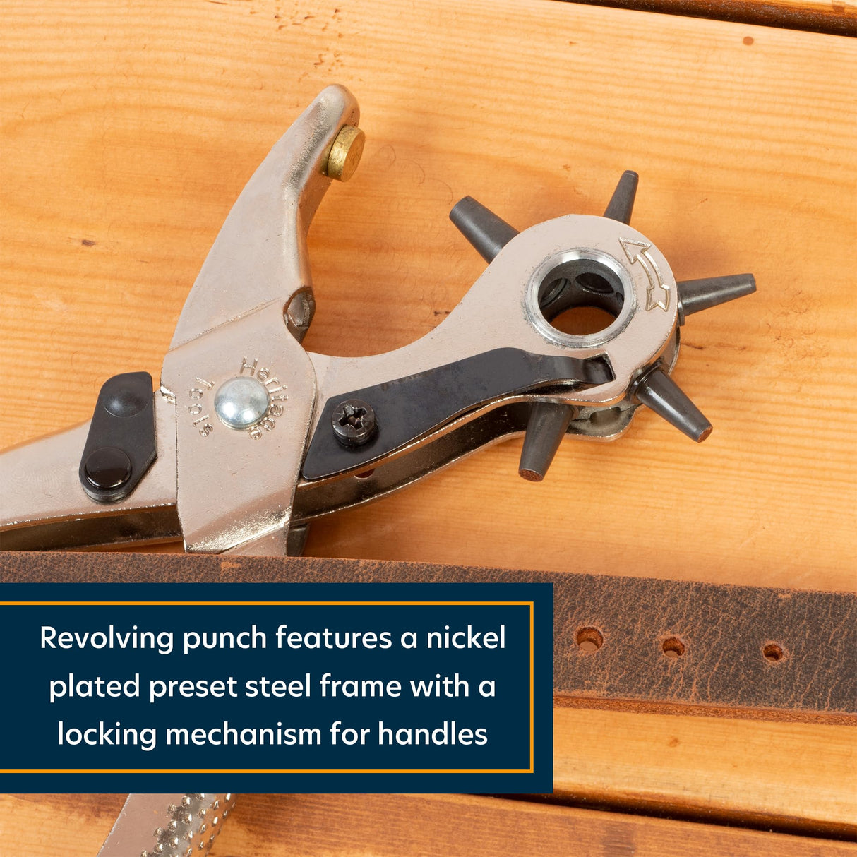Weaver Leather German Made Revolving Punch , Steel Weaver Leather