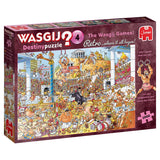 Jumbo, Wasgij, Retro Destiny 4 - The Wasgij Games!, Unique Jigsaw Puzzles for Adults, 1,000 Piece Jumbo