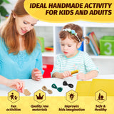 HASSLICKIT Natural Beeswax Candle Making Kit for Kids and Adults-12 Beeswax Sheets for Candle Making Rolling DIY Kits (Natural Yellow Color, 8 x 8 inch) HASSLICKIT