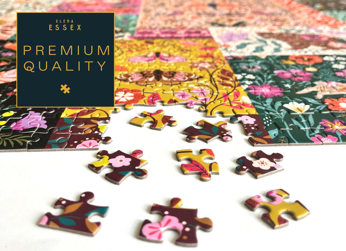Elena Essex 2000 Piece Jigsaw Puzzles for Adults - Patchwork | 2000 Piece Puzzle | 2000 Piece Puzzle for Adults | Animal Bird Puzzle | Puzzles Size 39x30 inches Elena Essex