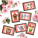 DIAMOND ART CLUB Spring Mini Dazzles, Fun DIY Diamond Painting Kit for Adults, Diamond Art Canvas for Beginners, 4"" x 6"" (Pack of 6), DAC-MD-012 DIAMOND ART CLUB