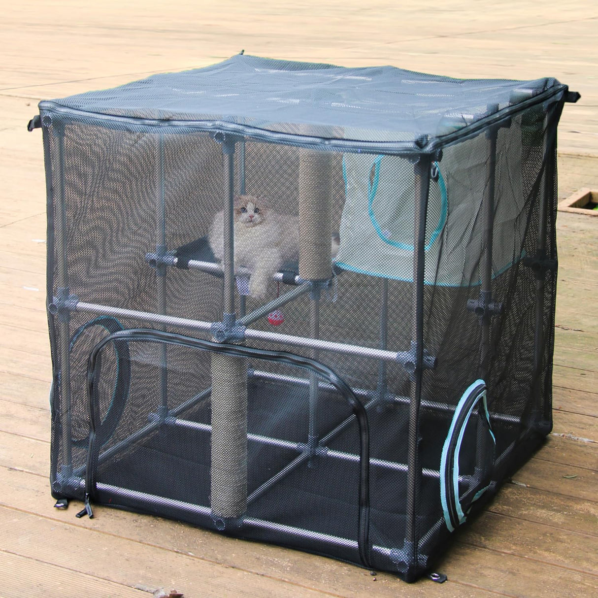 INTURN Catio Outdoor Cat Enclosure,Compact Kit for Outdoor and Indoor(Compact Kit) INTURN