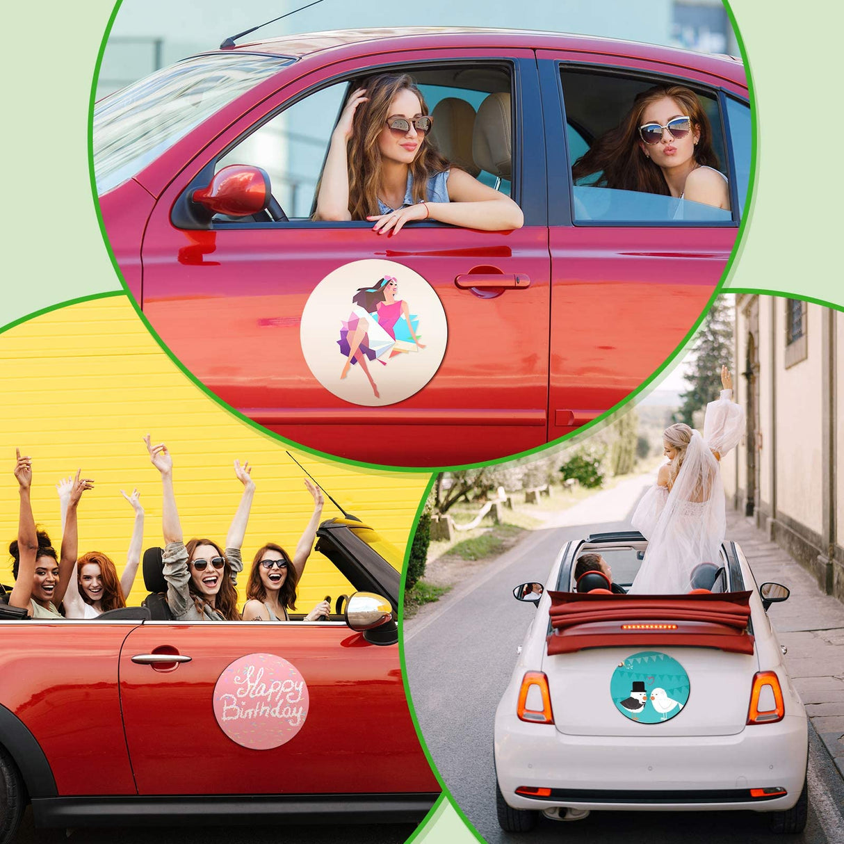 2 Pack Blank Car Magnets Magnetic Car Magnet Set Bumper Sticker Sheet with Self Adhesive Magnets for Car to Advertise Business Cover Company Logo Prevent Car Scratches and Dents Flexible Frienda