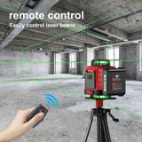 Laser Level 360 Self Leveling with Tripod,WEIDDW 4D Lazer Level,4x360° Cross Line Laser for Construction Project Renovation,Floor Tile, Laser Level Lines Tool with 2x4800mAh Batteries,Durable Case WEIDDW