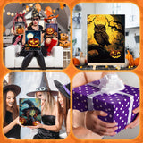 Zhanmai 12 Pack Pre Drawn Canvas for Painting Sip and Paint Kit 8" x 10" Paint Party Set Canvas Painting Pre Printed Canvases for Party Favor DIY Virtual Adult's Date Night(Halloween Pumpkin) Zhanmai