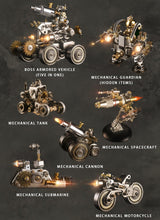 3D Metal Puzzle for Adults, Metal Model kit, Mechanical Armor Puzzle, Adult Brain teasers- The Best Gift for Men (Tank) ZUNPINSPACE