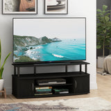 Furinno JAYA Large Entertainment Stand for TV Up to 55 Inch, Blackwood Furinno