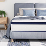 Avenco Full Size Mattress, 12 Inch Full Mattresses in a Box, Hybrid Mattresses with Comfort Foam and Pocket Coils for Pressure Relief, Motion Isolation Avenco