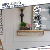 BarnwoodUSA Small Rustic Wooden Box | Best for Wood Flower Planter, Toilet Top Storage Boxes, and Table Decor Centerpieces BarnwoodUSA LLC