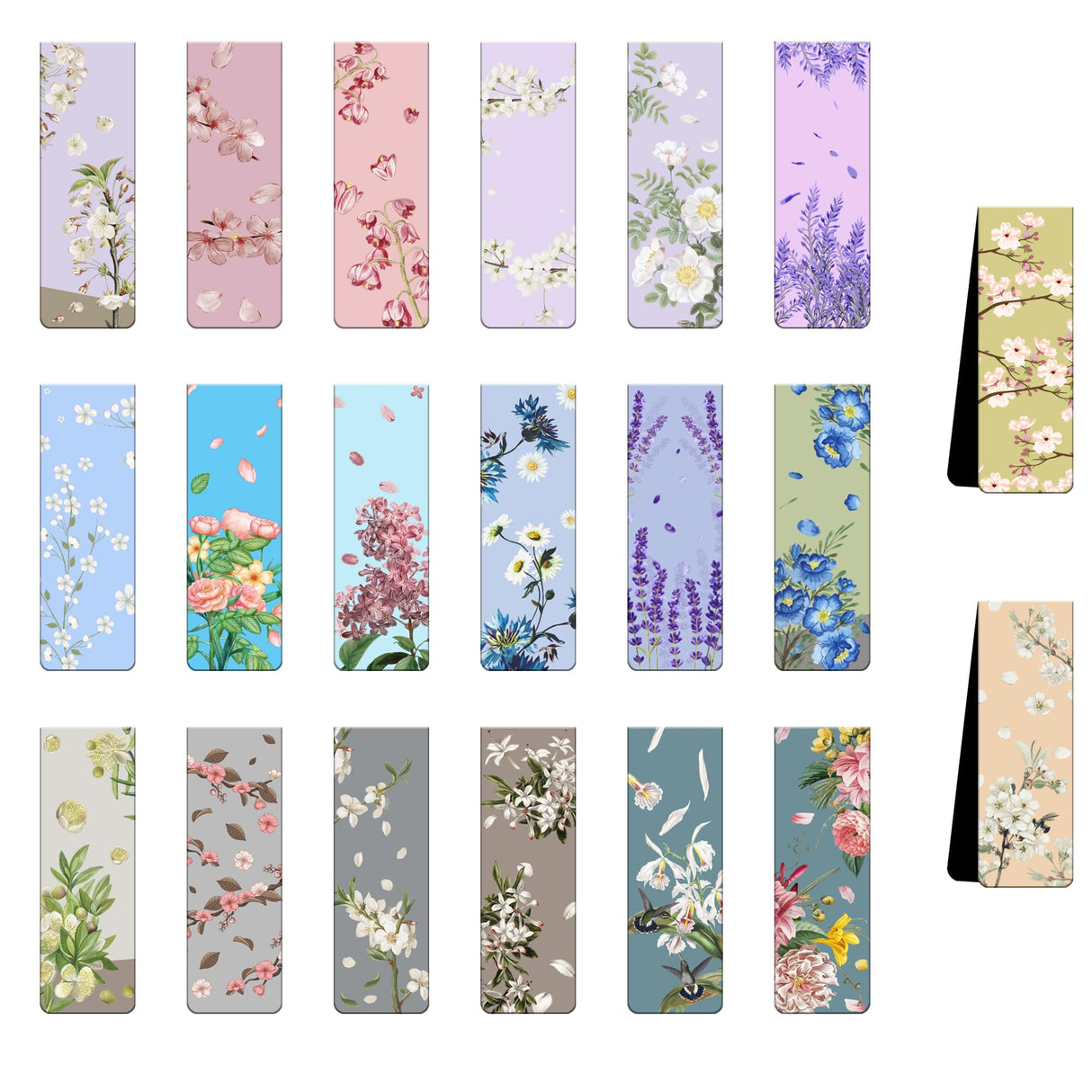 20 pcs Bookmarks，Magnetic Bookmarks for Reading Women，Cute Kids Bookmarks，Gifts for Book Lovers and Book Club，Fun Page Makers,Essentials for Readers BESTOCEAN