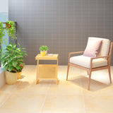 Rattan NightStand Side Table with Adjustable Board Z Shaped End Table for Couch Mid Century Modern Boho NightStand Side Table Bamboo Coffee Side Table for Living Room Bedroom Sofa Small Spaces Natural RKVPCNE