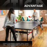 STIGA Advantage Series Ping Pong Tables - 13, 15, 19, and 25mm Tabletops - Quickplay 10 Minute Assembly - Playback Mode - Recreational to Tournament Level STIGA