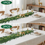 Hananona 4 Pcs 6 Ft Artificial Norfolk Pine Garlands, Real Touch Winter Pine Garland, Green Artificial Greenery Garland for Table, Mantle, Wall, Indoor, Outdoor Christmas Decorations (4, 6 FT) Hananona