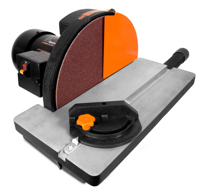 WEN 65812 12-Inch Benchtop Disc Sander with Miter Gauge and Dust Collection System - WoodArtSupply