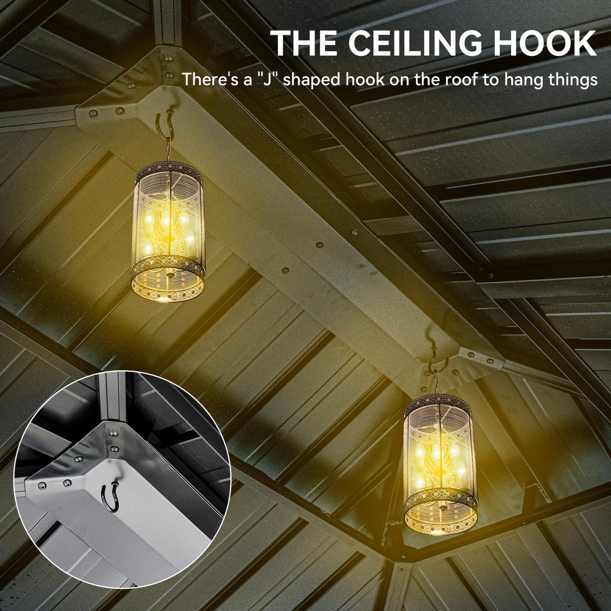 YITAHOME 10x12ft Gazebo Hardtop Double Roof Canopy w/Netting and Curtains, Outdoor Gazebo 2-Tier Galvanized Iron Aluminum Frame Garden Tent for Patio, Backyard, Deck and Lawns, Brown YITAHOME