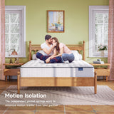 Vesgantti Twin Mattress, 10 Inch Twin Size Hybrid Mattress in a Box, Twin Bed Innerspring Mattress with Gel Memory Foam and Pocket Coils Spring, Tight Top Series Medium Firm Feel Vesgantti