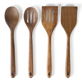 Martha Stewart Bainford 4-Piece Wooden Kitchen Tool Set - Walnut Martha Stewart
