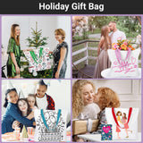 Segarty Sublimation Tote Bags Blank, 30 pack Large White Reusable Women Grocery Bag DIY Heat Transfer Canvas Bag Cosmetic Makeup Bags with Zipper bulk for Decorating Crafting Gift 12oz Segarty