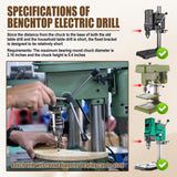 HSOKEW Woodworking Square Hole Drill Bits with Adapter, Wood Mortising Chisel Set Wood Square Hole Mortising Chisel Drill Bit for Mortising Machines (1/4, 5/16, 3/8, 7/16, 1/2) HSOKEW