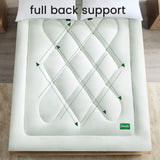 Mattress Topper Queen Size Mattress Pad,Viscose Made from Bamboo Mattress Cover,Pillow Top Mattress Topper for Back Pain Relief,Waterproof,Soft Mattress Pad(60x80 inch, White) QUIETSEA