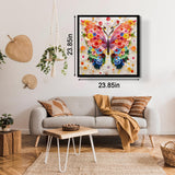 Butterfly Puzzles for Adults 1000 Pieces, Challenging Colorful Flower Butterflies Puzzles Puzzle with Paper Art, Difficult Animal Plant Jigsaw Puzzles for Adults PPuzzling